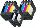 Epson T1251- T1254 (T125120, T125220, T125320, T125420) 10-Pack Remanufactured ink Cartridges