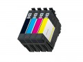 Epson T1251- T1254 (T125120, T125220, T125320, T125420) 4-Pack Remanufactured ink Cartridges